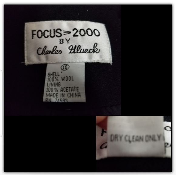 Focus 2000 by Charles Glueck wool jacket - Picture 4 of 5